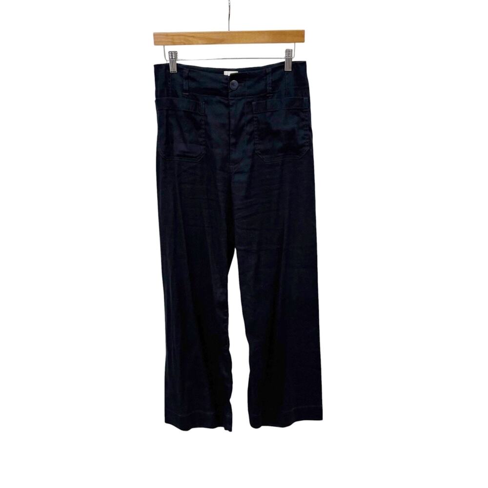 Maeve Anthropologie The Colette Pants Trousers Women's 28 Indigo Blue High Rise